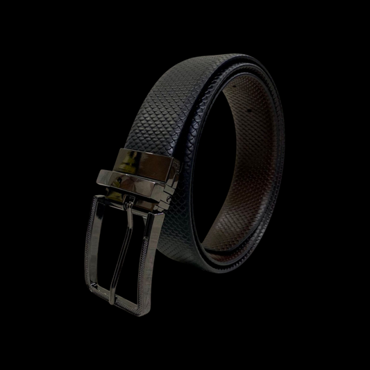 Men’s Reversible Italian Fish Belt